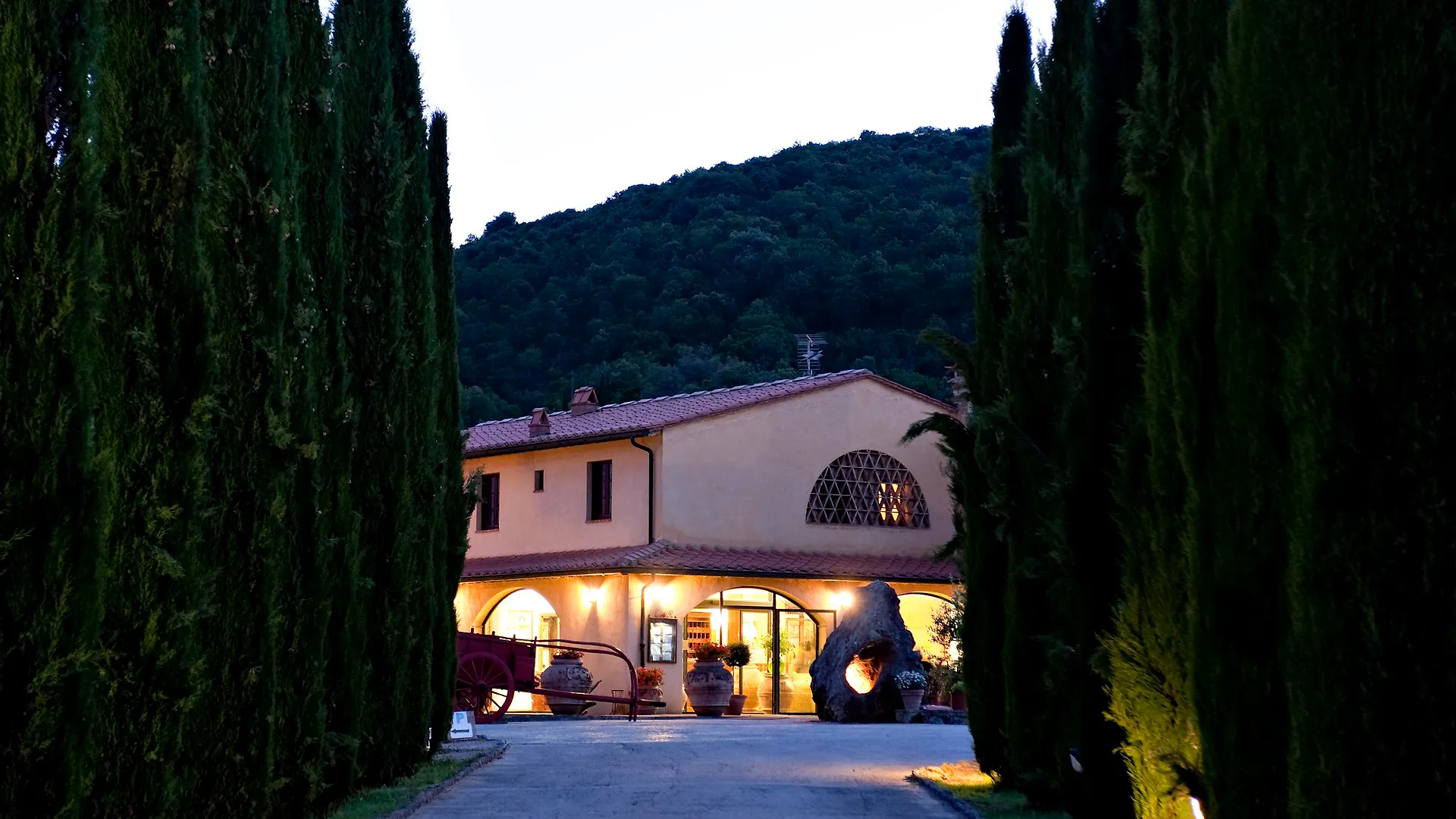 Hotel & Restaurant Casolare Le Terre Rosse San Gimignano Italien